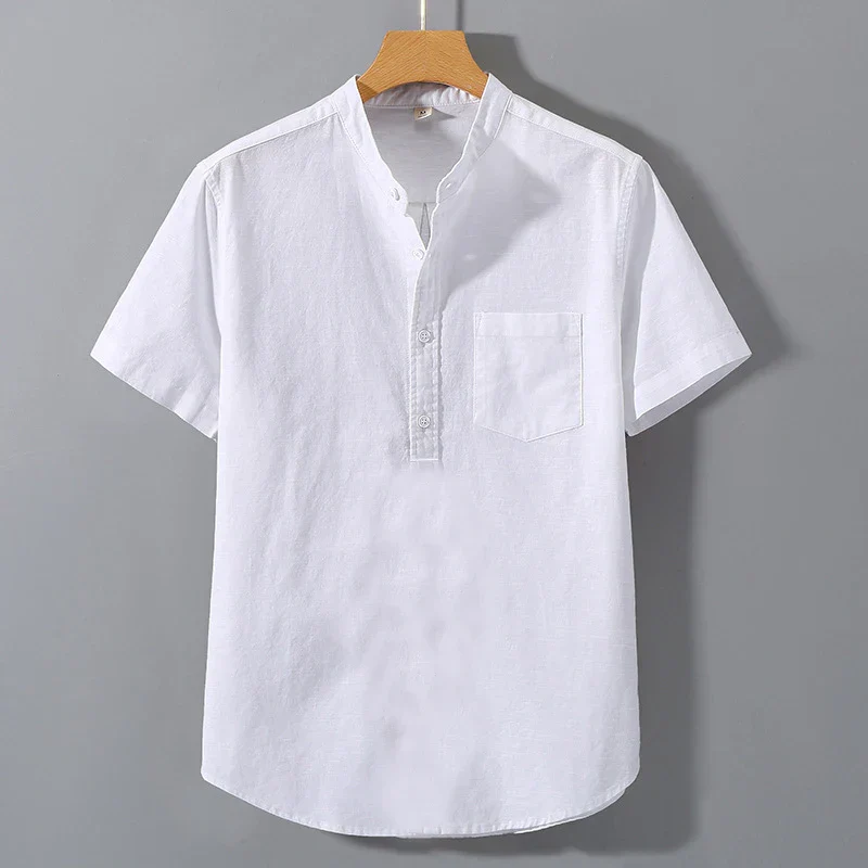 Ethan | Short Sleeved Cotton Shirt - Image 2