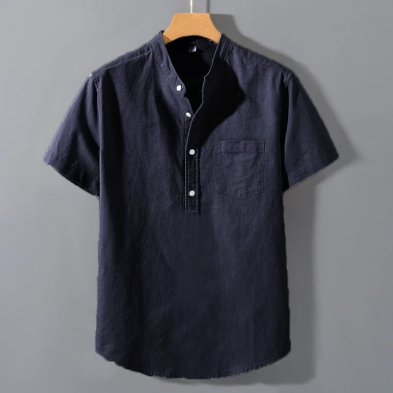 Ethan | Short Sleeved Cotton Shirt - Image 8