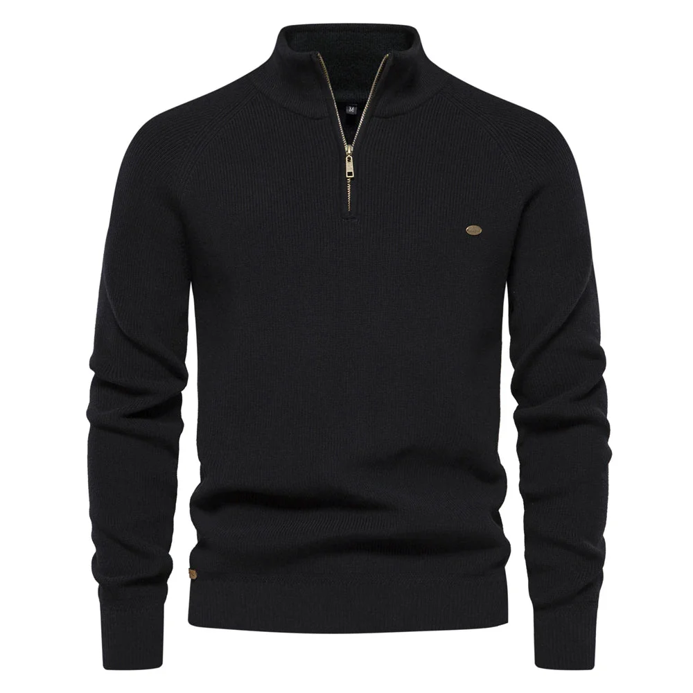 Etienne® | Quilted Rib Knit Sweater For Men - Image 3