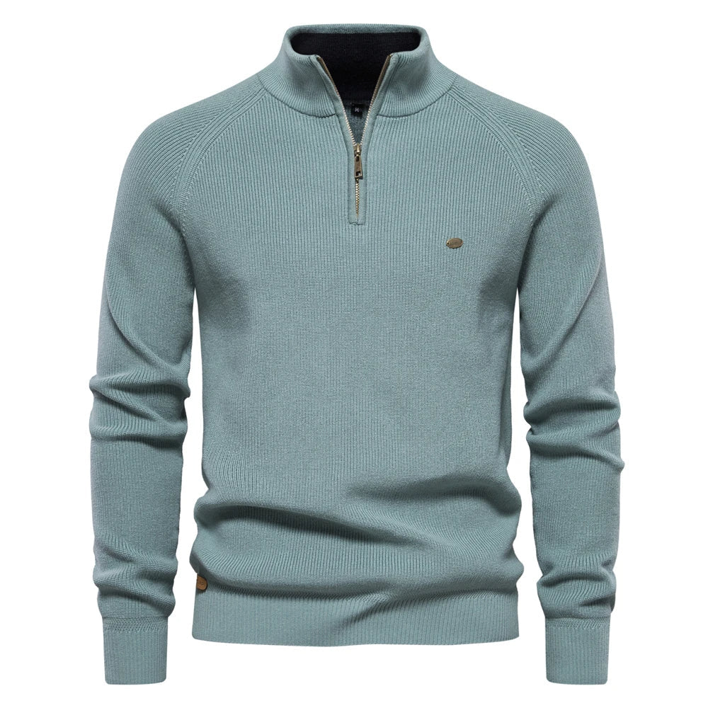 Etienne® | Quilted Rib Knit Sweater For Men - Image 4