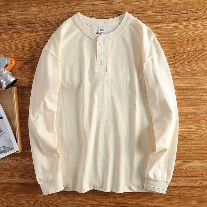 Evaristo® | 3-button Crewneck Pullover - Image 4