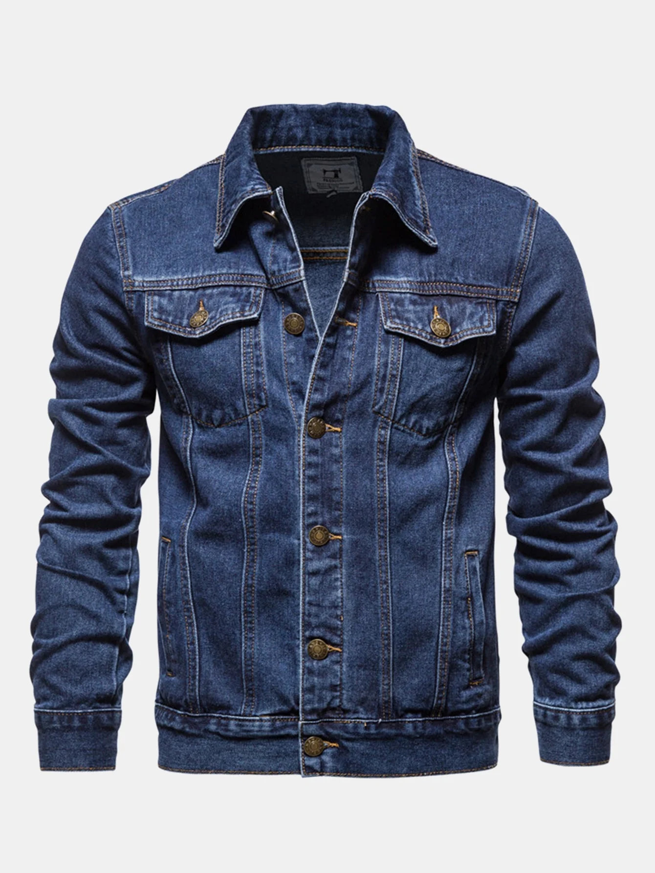 Everardo® | Washed Denim Jacket - Image 10