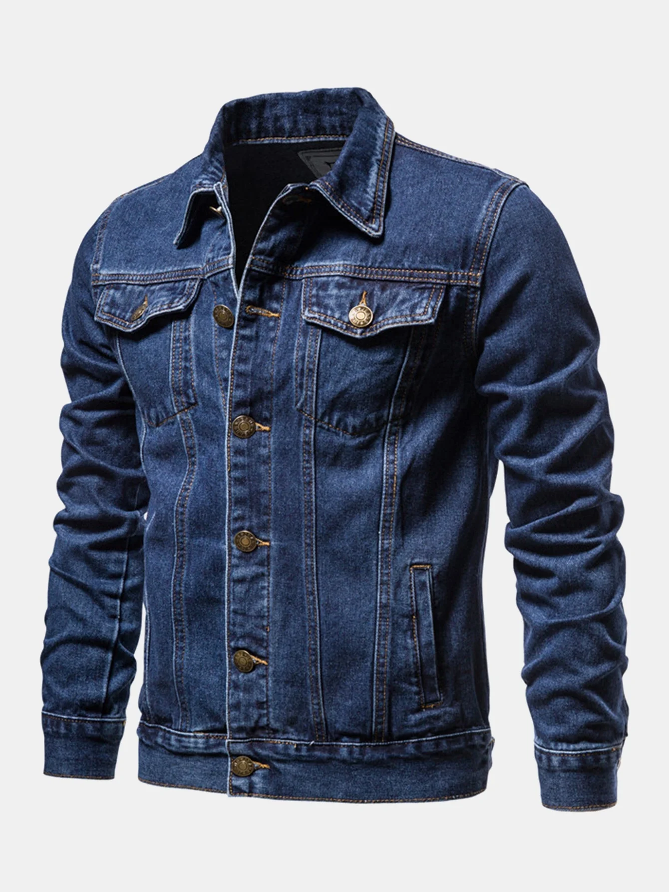 Everardo® | Washed Denim Jacket - Image 11