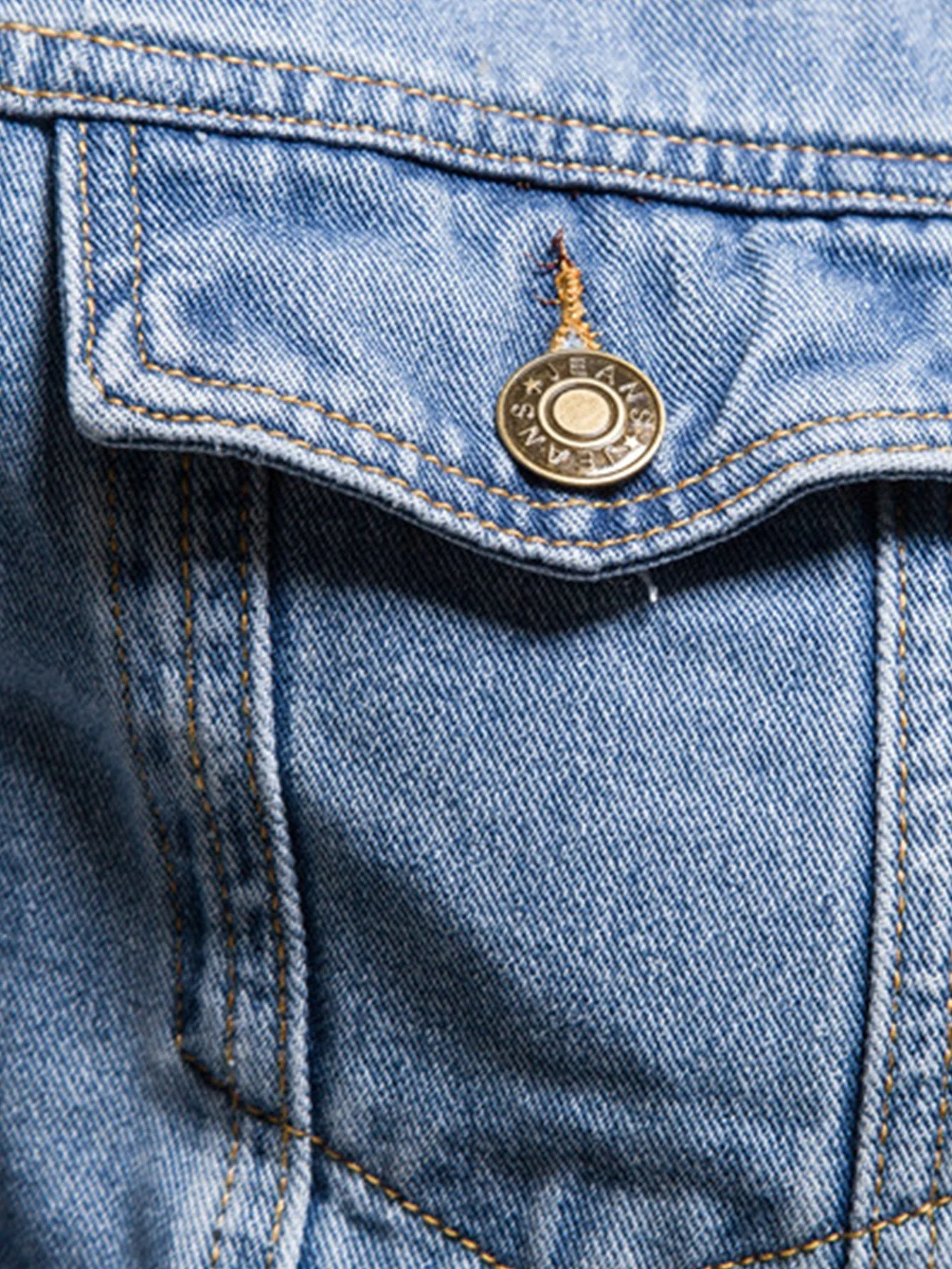 Everardo® | Washed Denim Jacket - Image 12