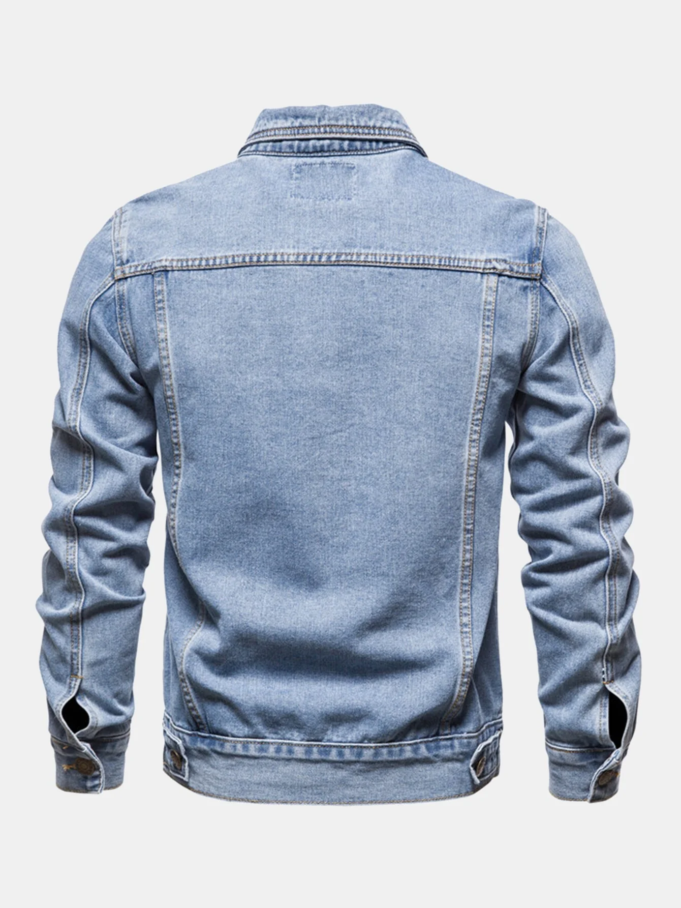 Everardo® | Washed Denim Jacket - Image 7
