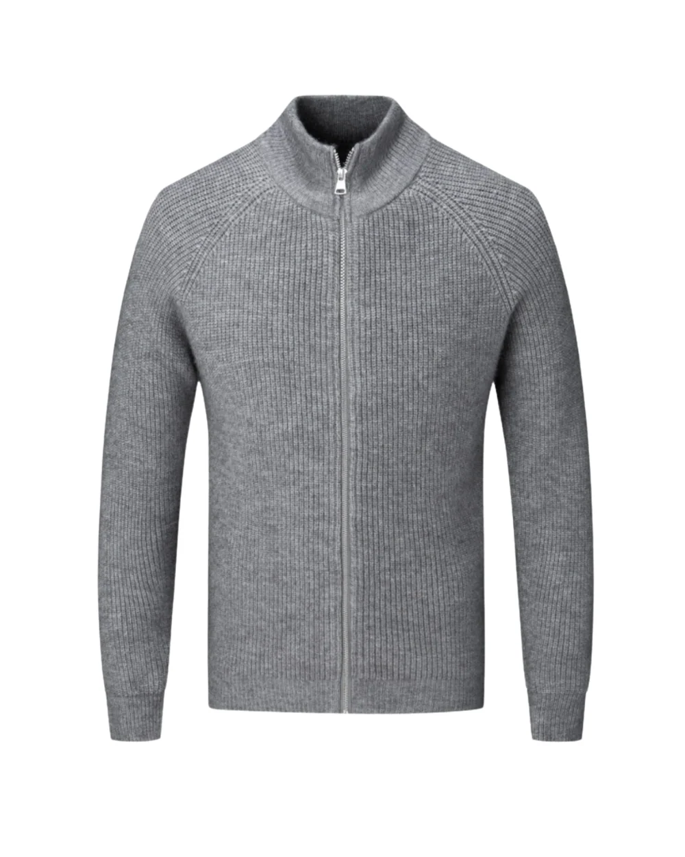 Everett | Four Seasons Merino Wool Zipped Cardigan - Image 4