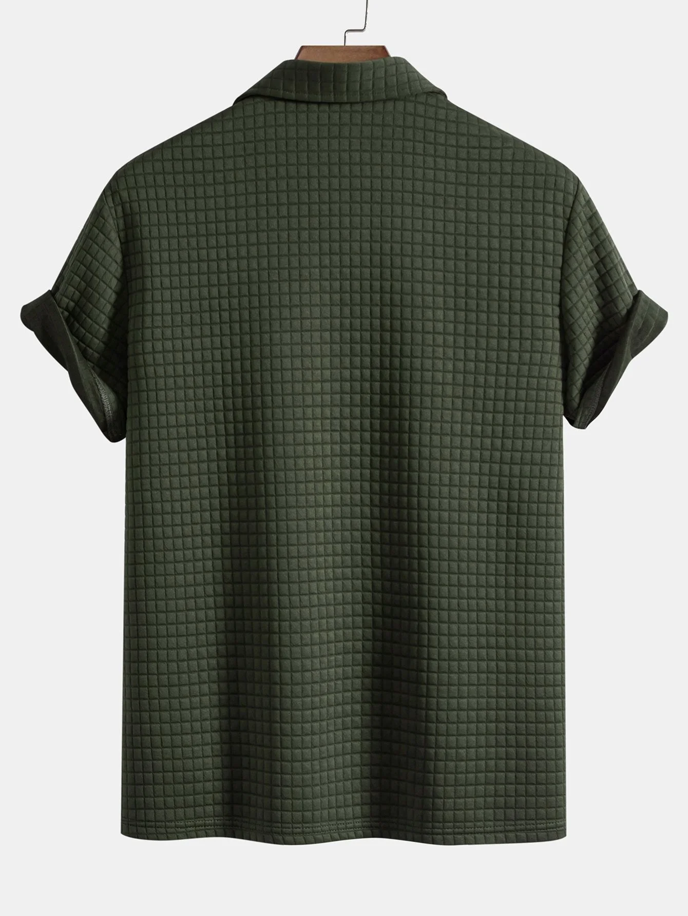 Everett | Waffle Polo With Pockets - Image 7
