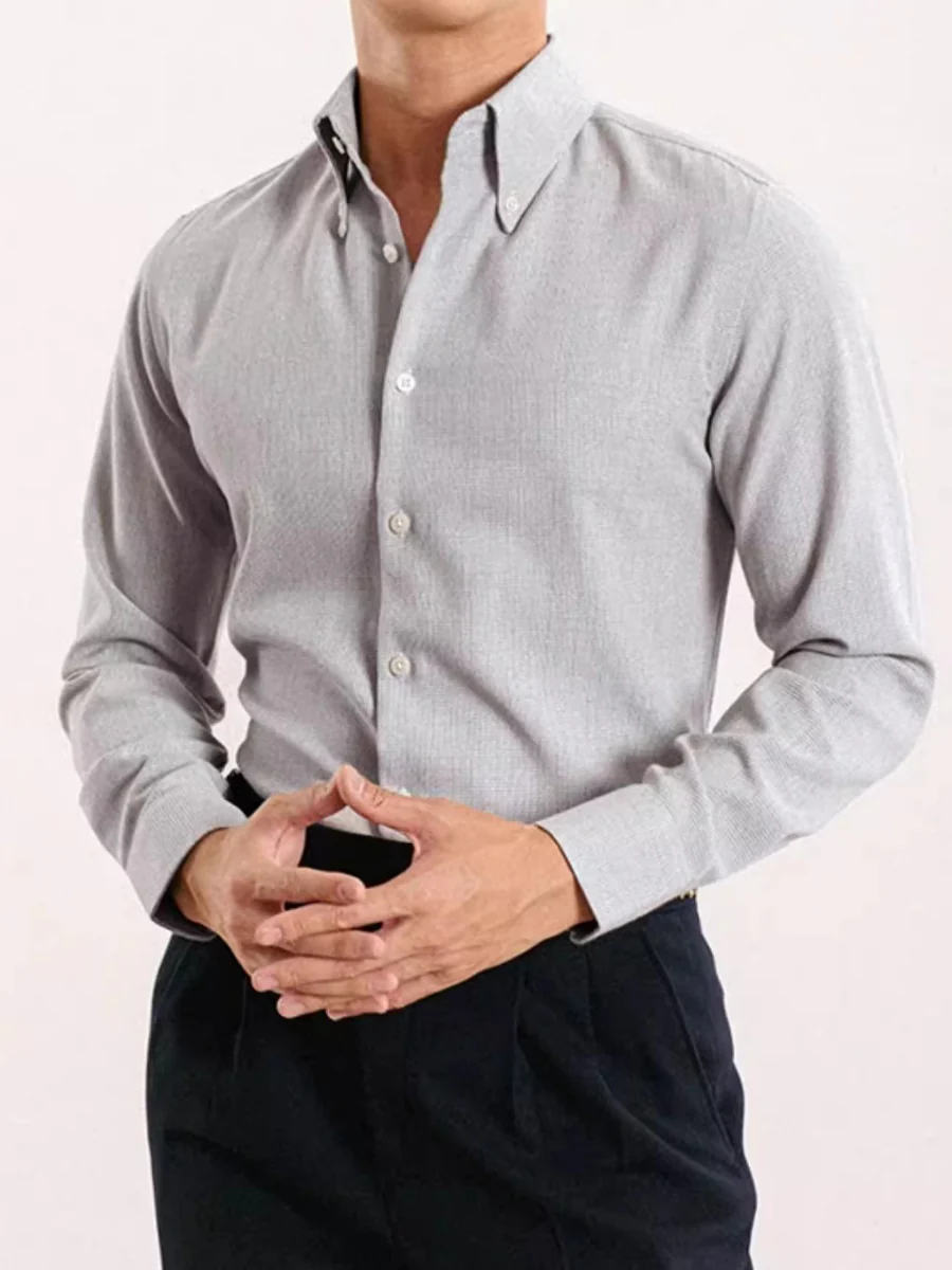 Evren® | Business Casual Shirt With Checked Pattern - Image 3