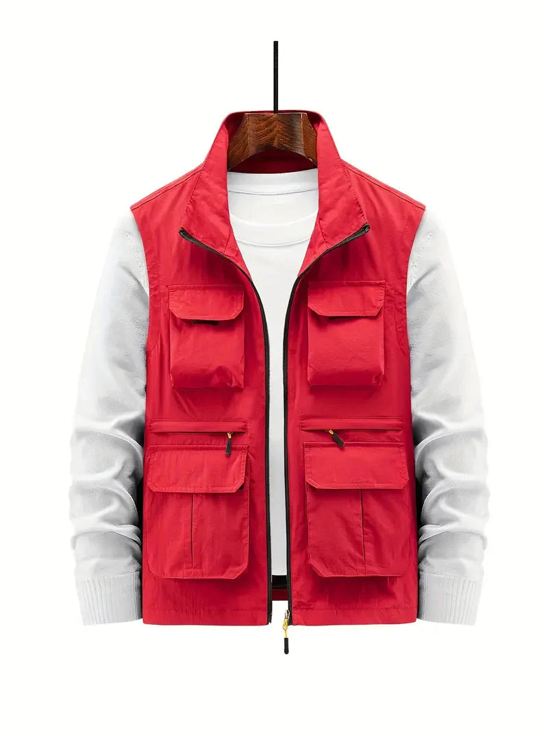 EzekielĀ® | Trendy Multi-Pocket Vest For Men - Image 2