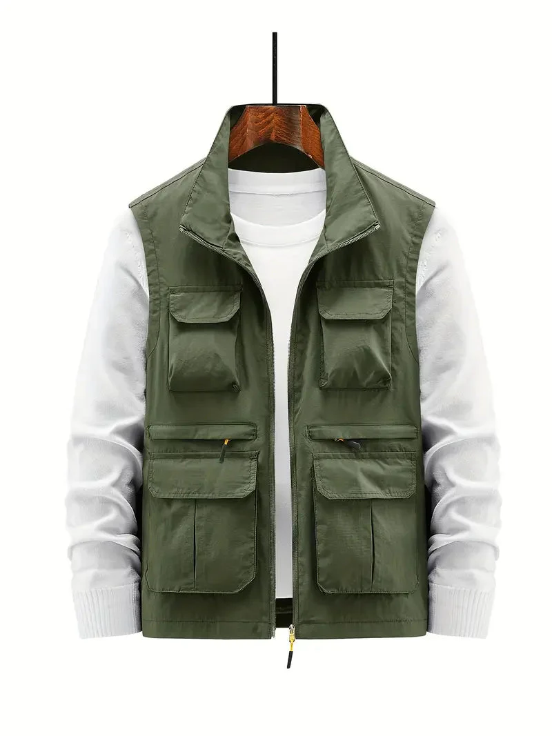 EzekielĀ® | Trendy Multi-Pocket Vest For Men - Image 5