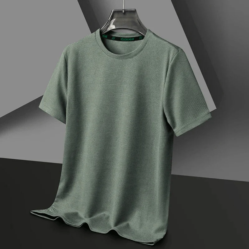Ezekiel | Men Waffle Knit T-Shirt – Breathable - 4 Season Comfort - Image 3