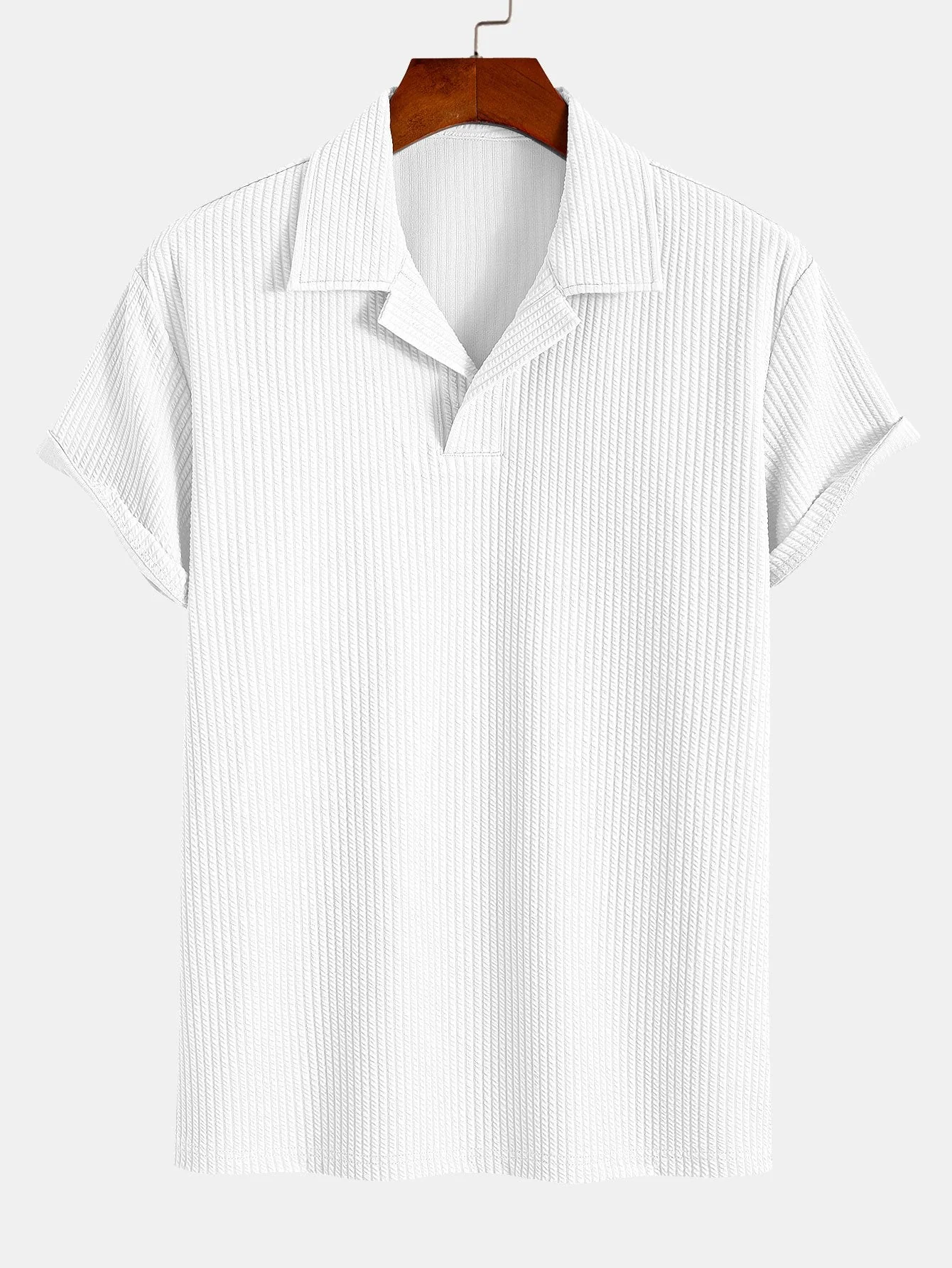Ezekiel | Ribbed Cuban Collar Polo - Image 4