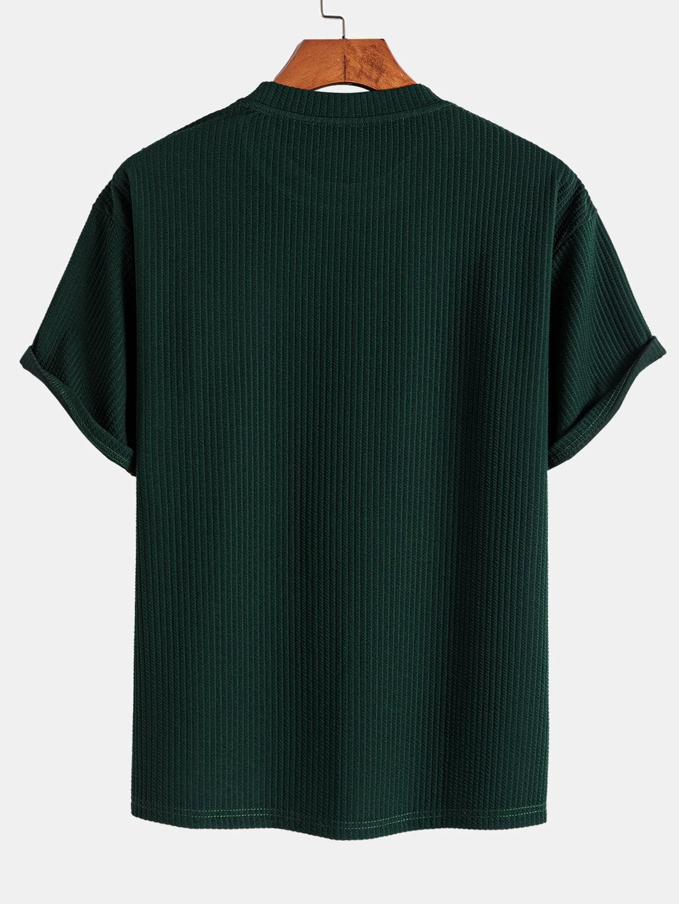Ezequiel® | Relax Fit Ribbed T-Shirt & Drawstring Ribbed Shorts - Image 6