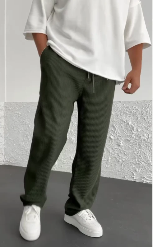Ezra® | Comfortable Ribbed Spandex Pants - Image 14