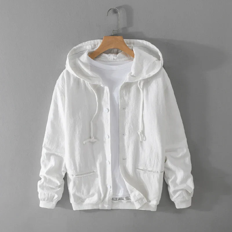 Ezra® | Linen Hoodie - Image 4