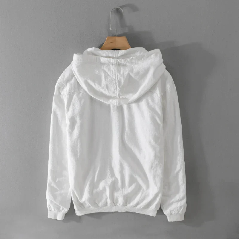 Ezra® | Linen Hoodie - Image 5
