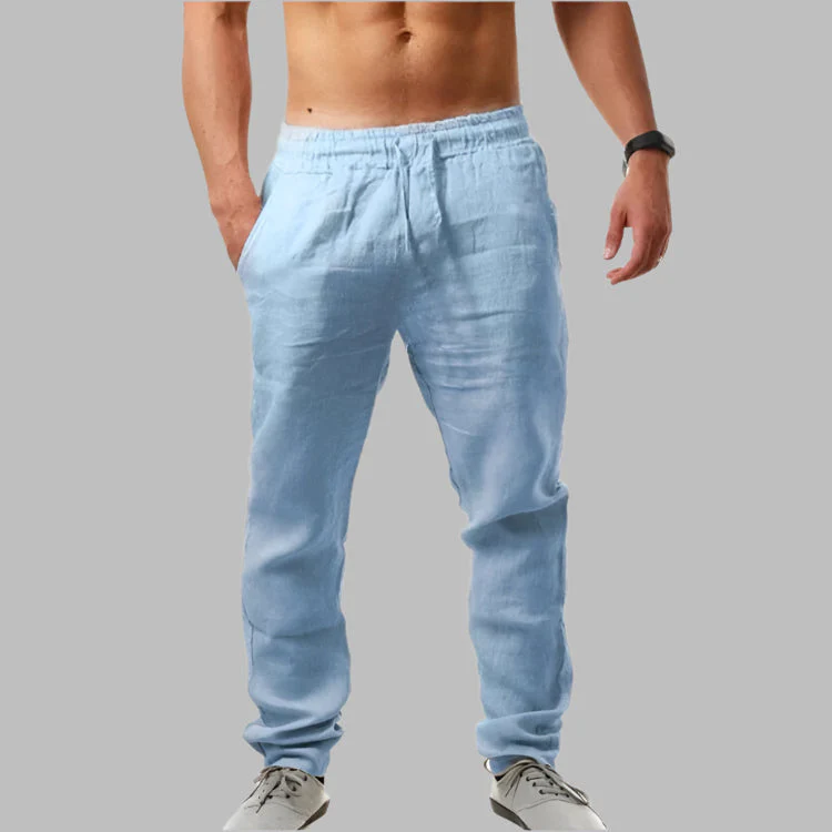 Ezra® | Linen Trousers For Men - Image 3