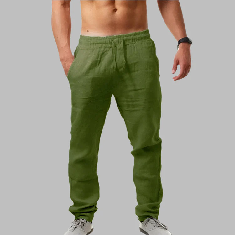 Ezra® | Linen Trousers For Men - Image 7