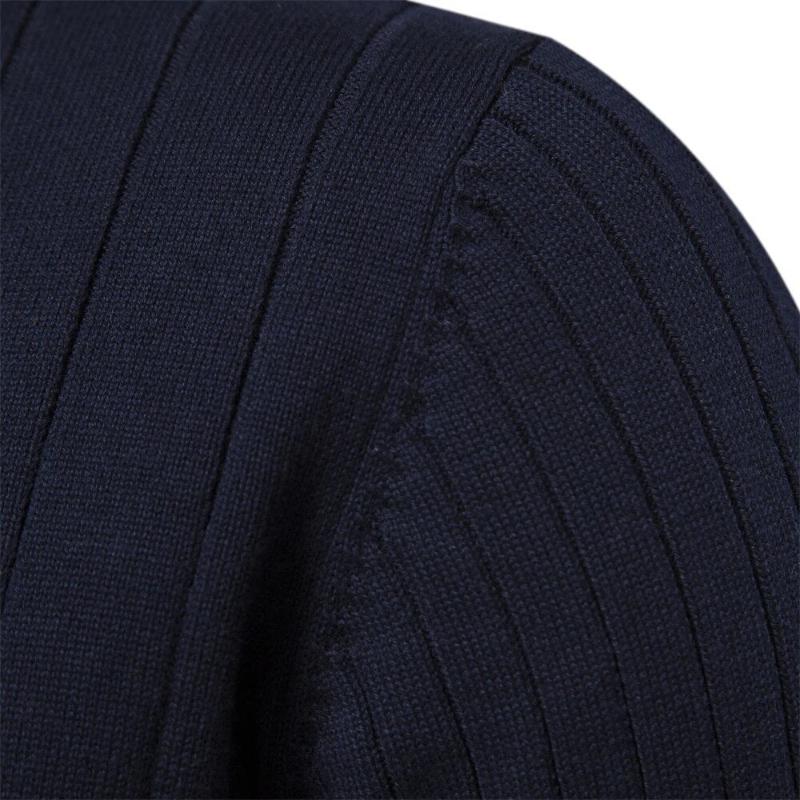 Ezra® | Muscle Fit Casual Rib Sweater - Image 7