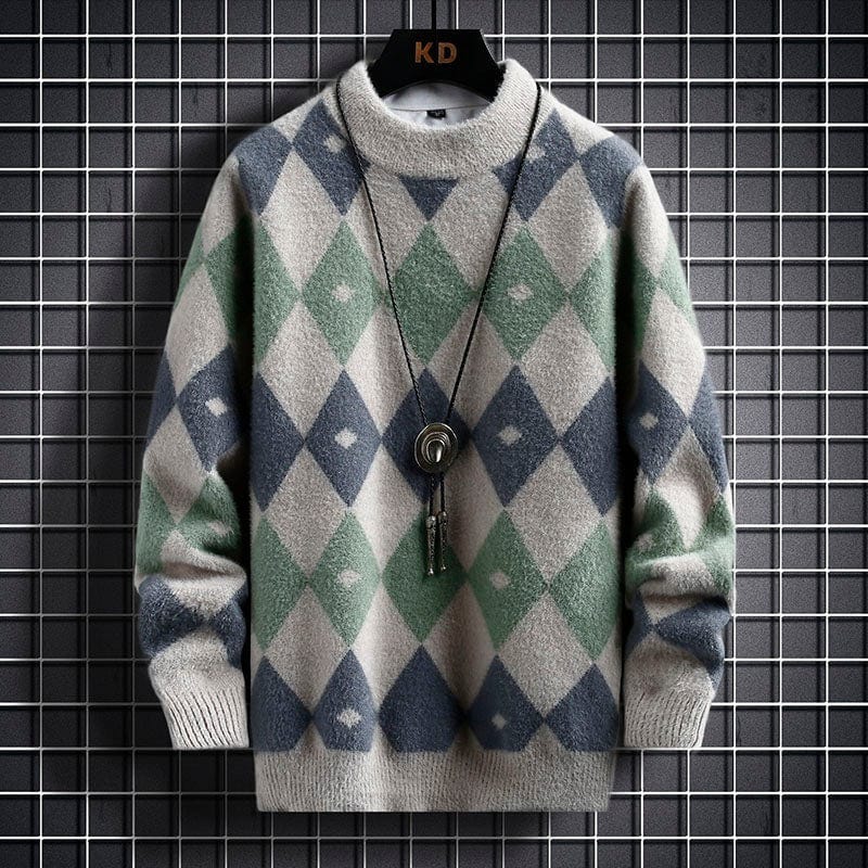 Ezra® | Pattern Sweater For Men - Image 3