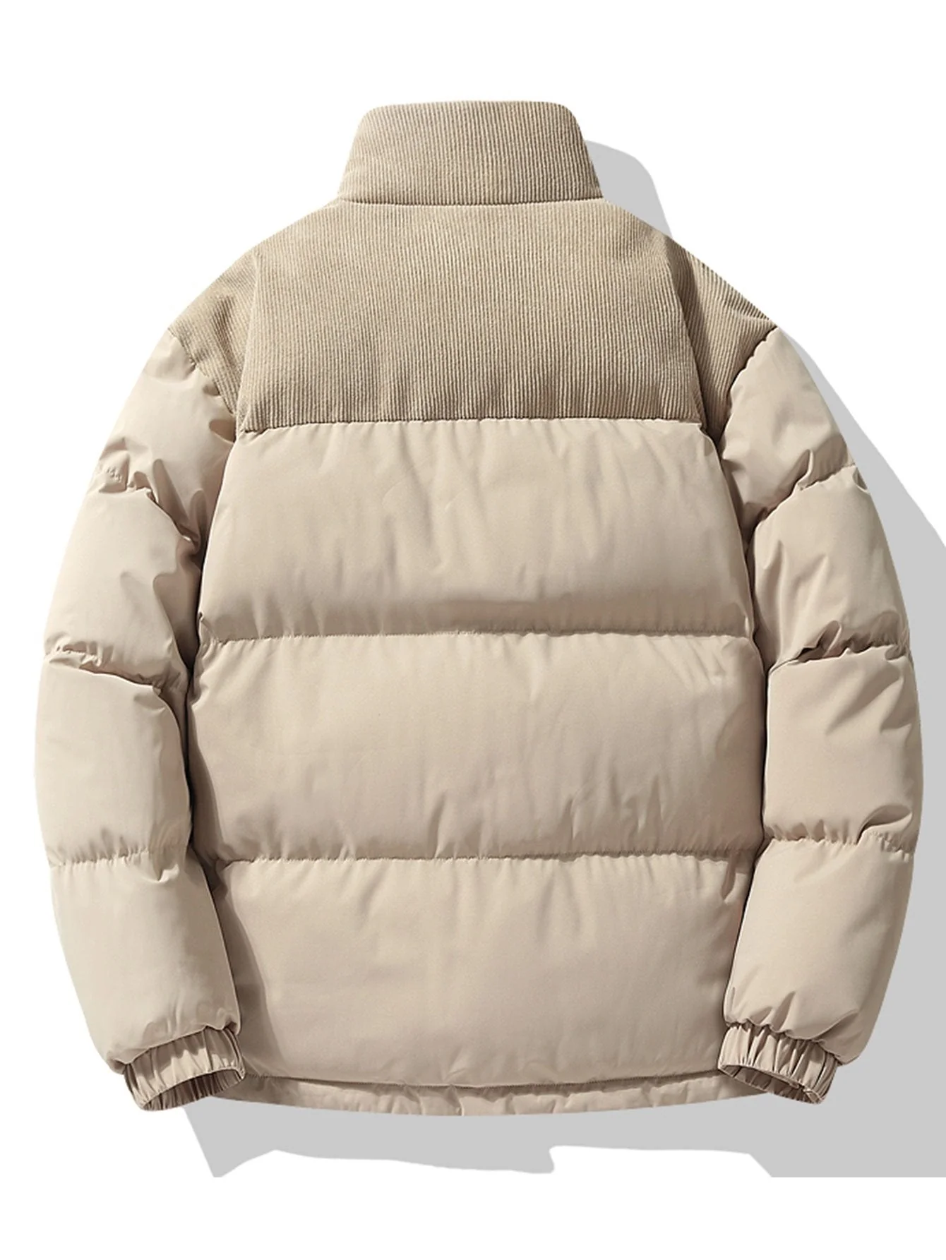 Ezra | Corduroy Patchwork Puffer Jacket - Image 13