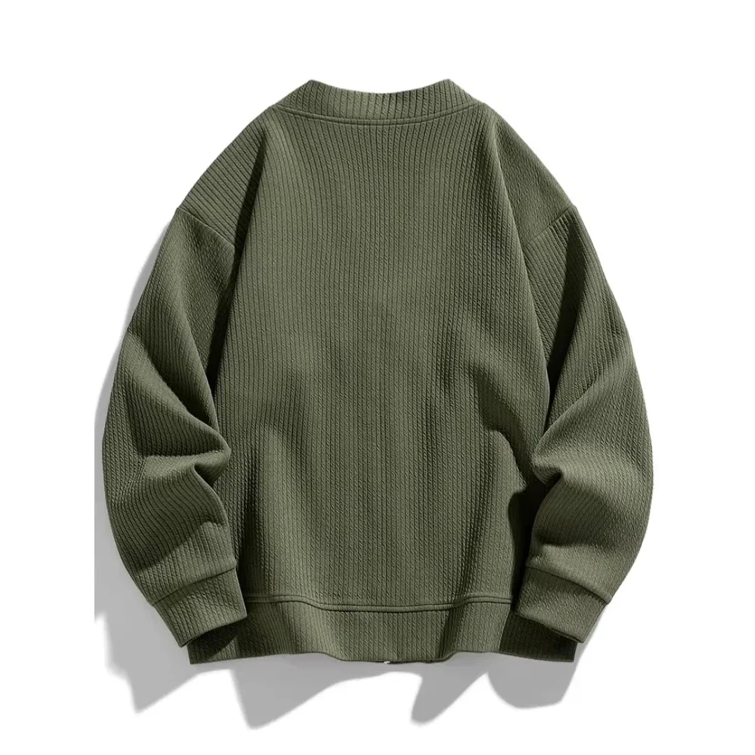 Ezra | Lucas Waffle Knit Cardigan - Image 10