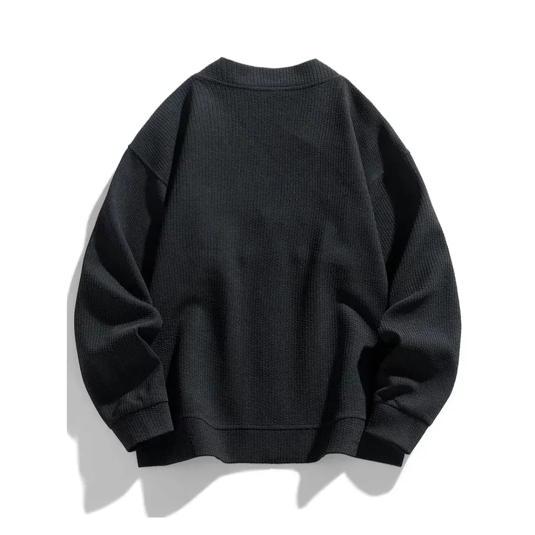 Ezra | Lucas Waffle Knit Cardigan - Image 3
