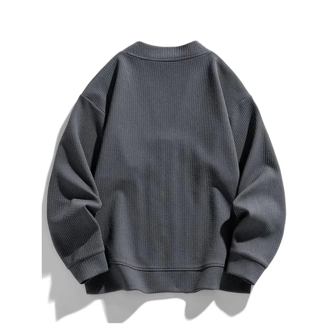 Ezra | Lucas Waffle Knit Cardigan - Image 8