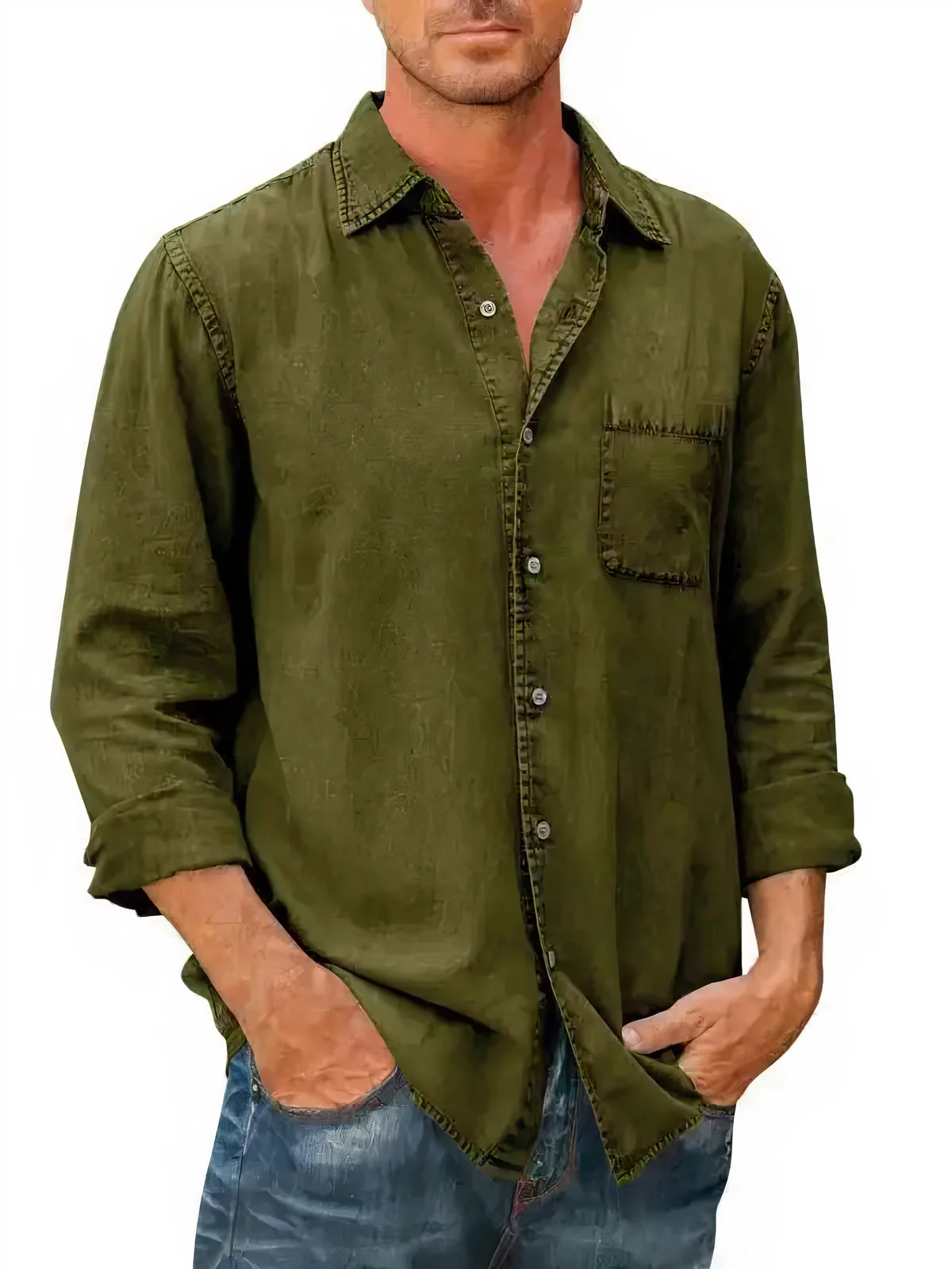 Fabian® | Long Sleeve Denim Shirt - Image 6