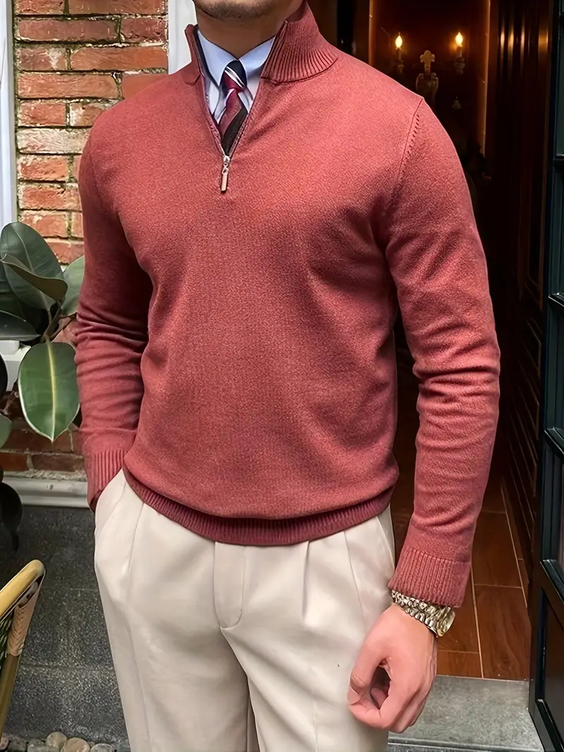 Fabian® | Milan Half Zip Sweater - Image 2