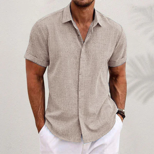 Fabian® | Short-Sleeved Shirt Made Of Cotton And Linen - Image 10