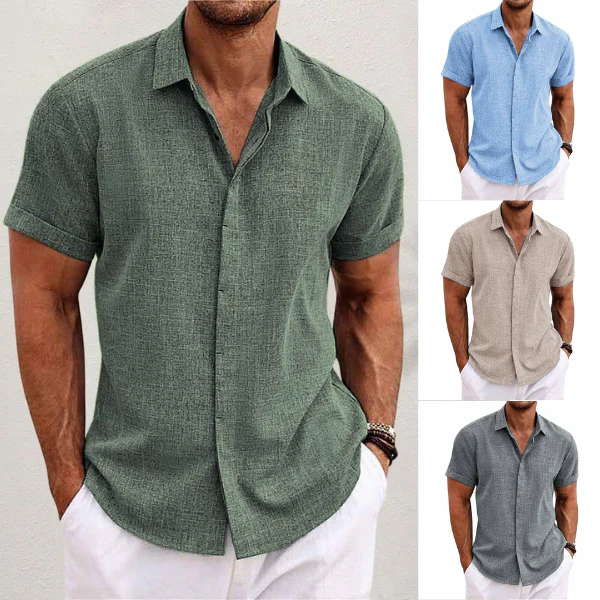 Fabian® | Short-Sleeved Shirt Made Of Cotton And Linen - Image 2