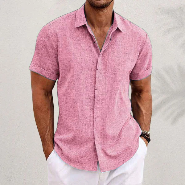 Fabian® | Short-Sleeved Shirt Made Of Cotton And Linen - Image 8