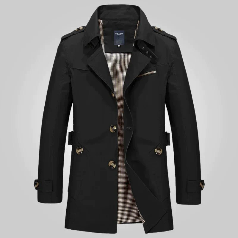 Fabián | Classic trench coat with tie belt - Image 3