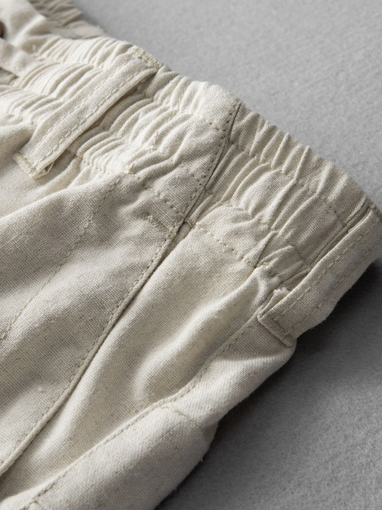 Fabricio® | Straight Leg Linen Cotton Blend Pants - Image 10