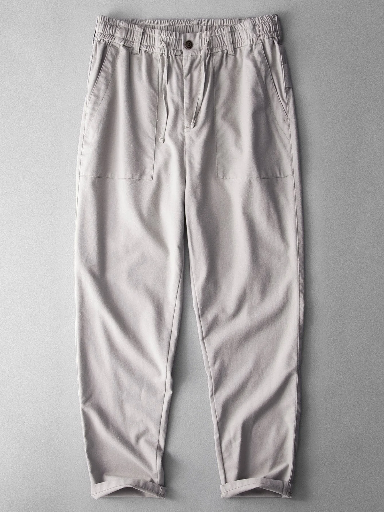 Fabricio® | Straight Leg Linen Cotton Blend Pants - Image 5
