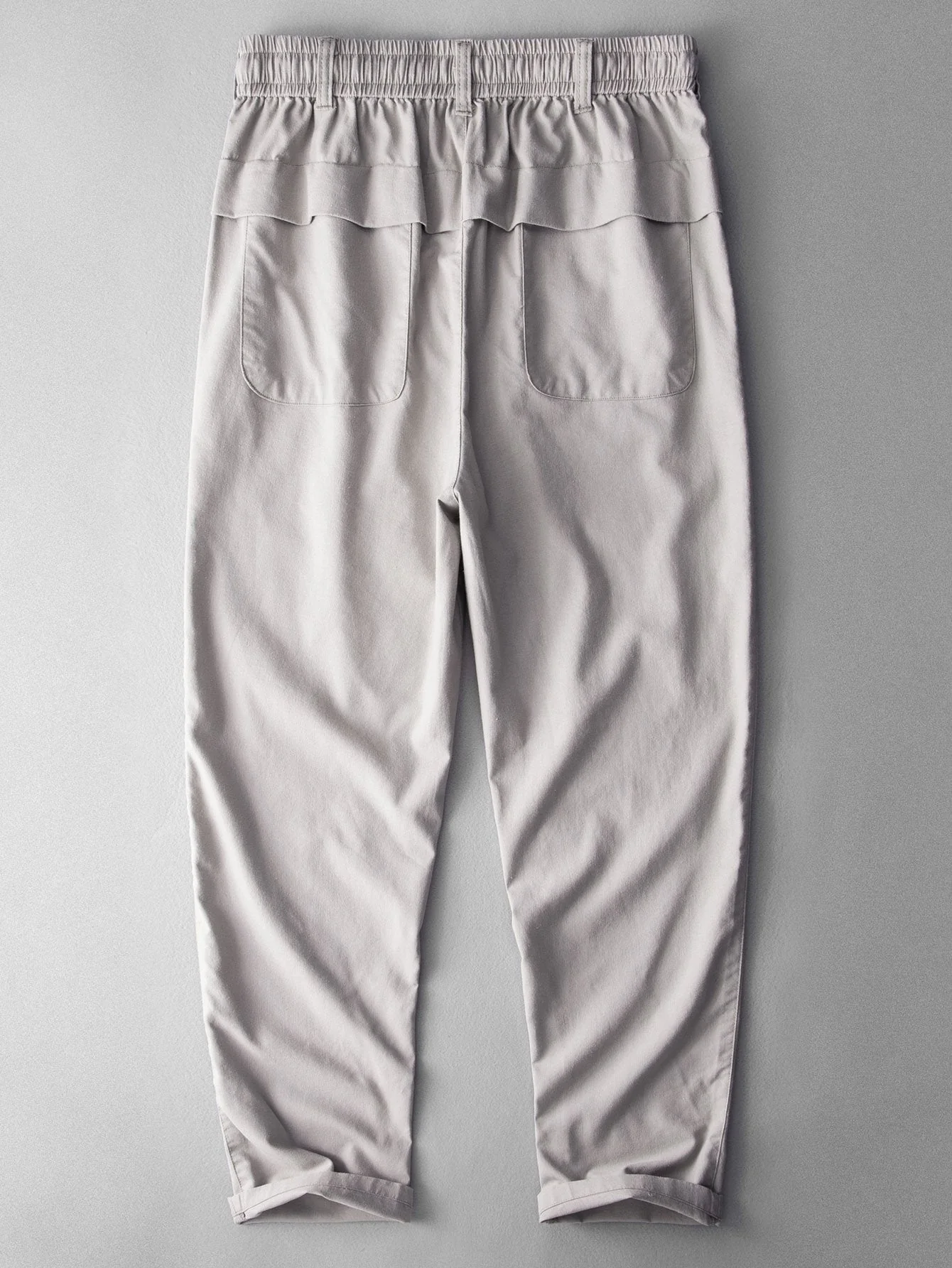 Fabricio® | Straight Leg Linen Cotton Blend Pants - Image 6