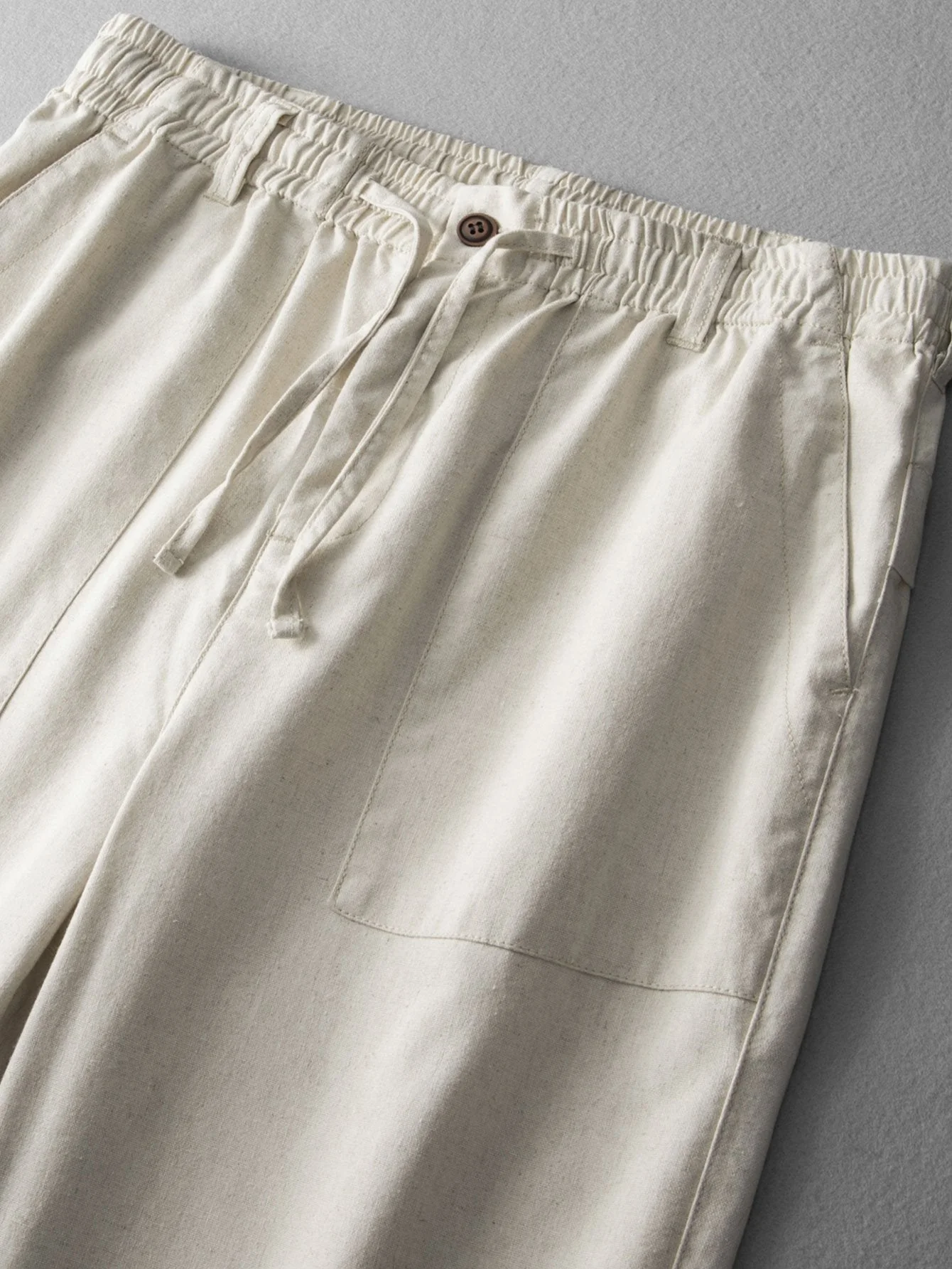 Fabricio® | Straight Leg Linen Cotton Blend Pants - Image 7