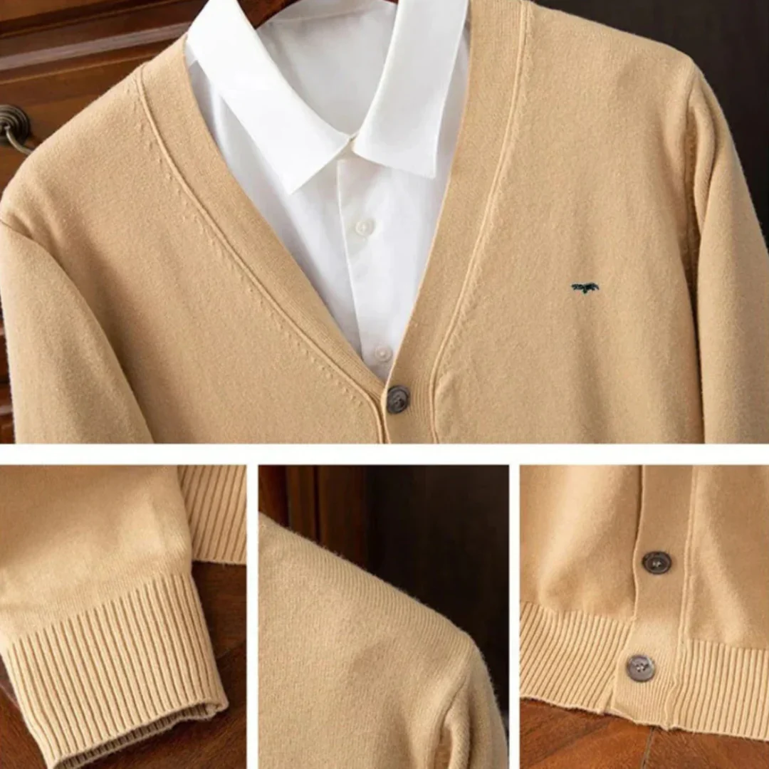 Fallon | Daniel Classic Wool Cardigan - Image 3