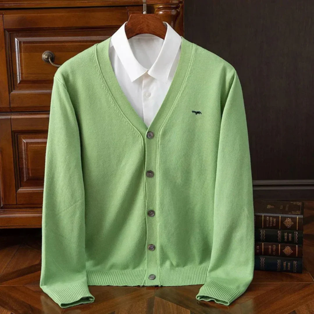 Fallon | Daniel Classic Wool Cardigan - Image 5