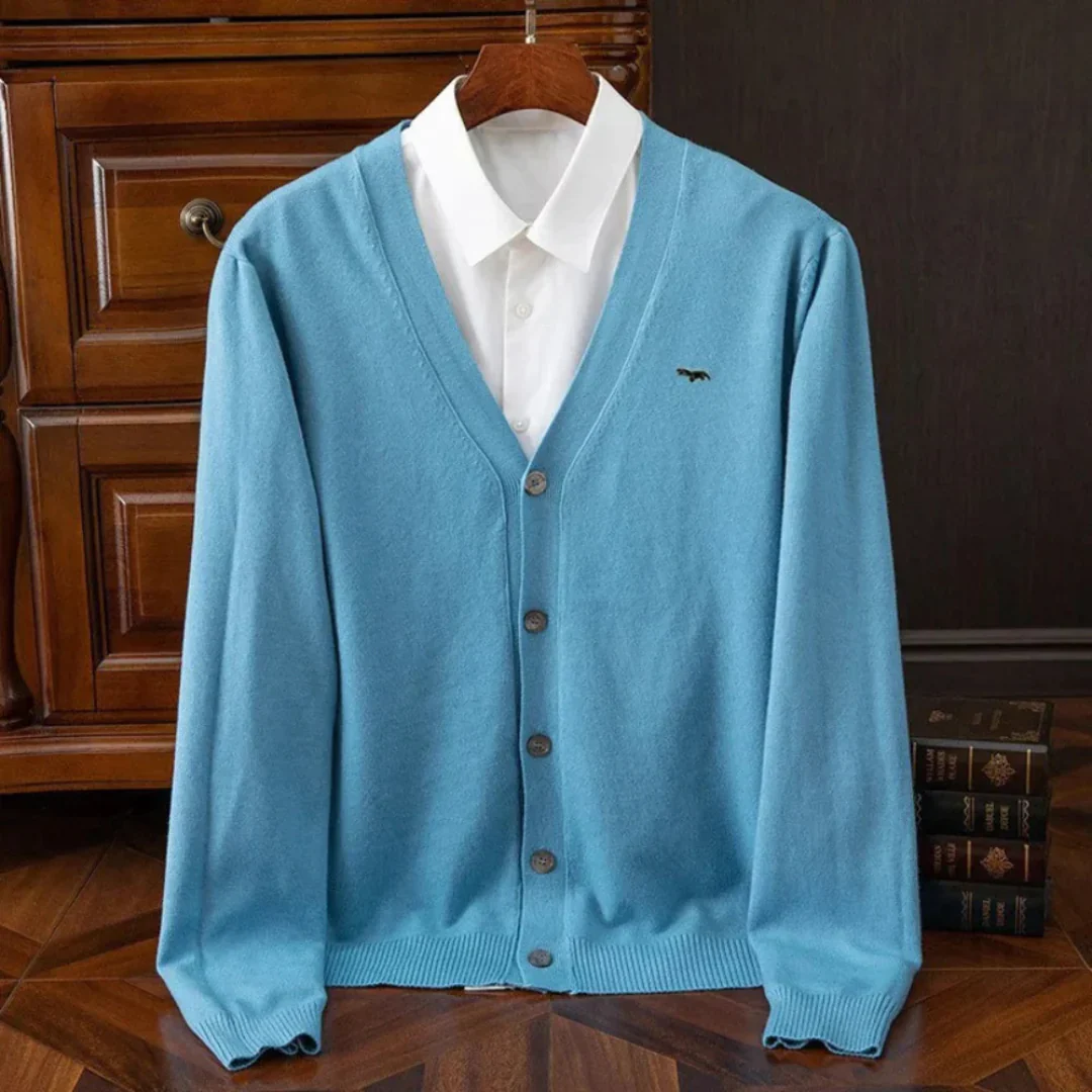 Fallon | Daniel Classic Wool Cardigan - Image 6