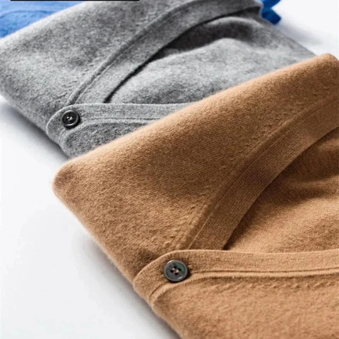 Fallon | Daniel Classic Wool Cardigan - Image 7