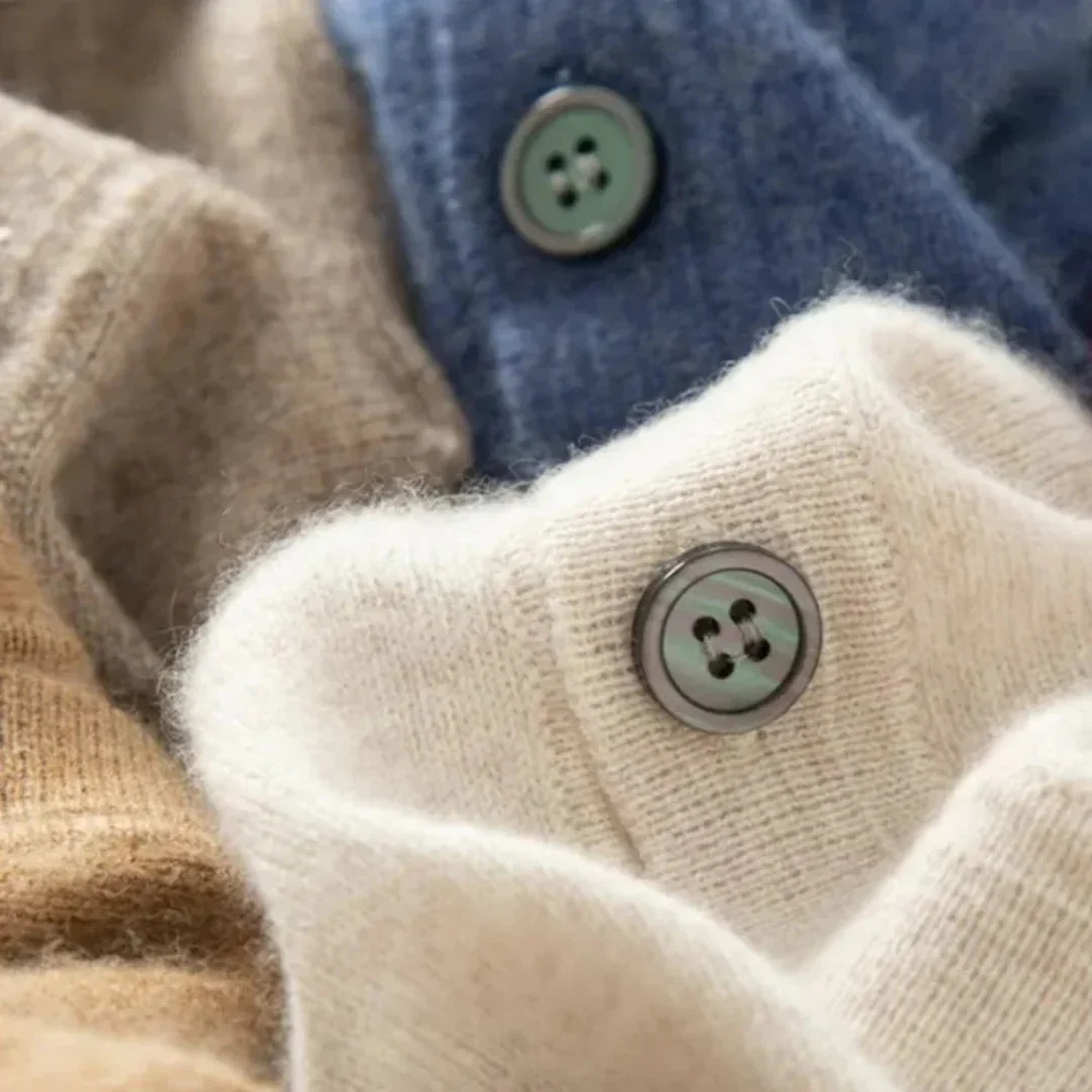 Fallon | Daniel Classic Wool Cardigan - Image 8