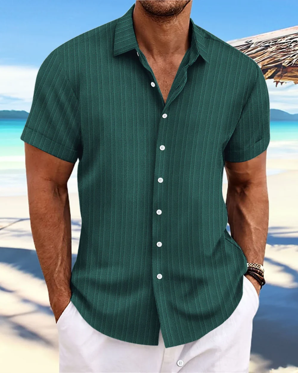 Federico® | Casual Short Sleeved Shirt - Image 3