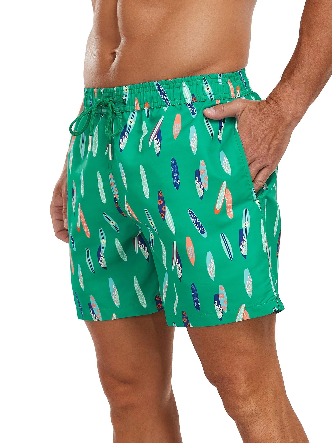 Federico® | Stowable Surfboard Print Swim Shorts - Image 3