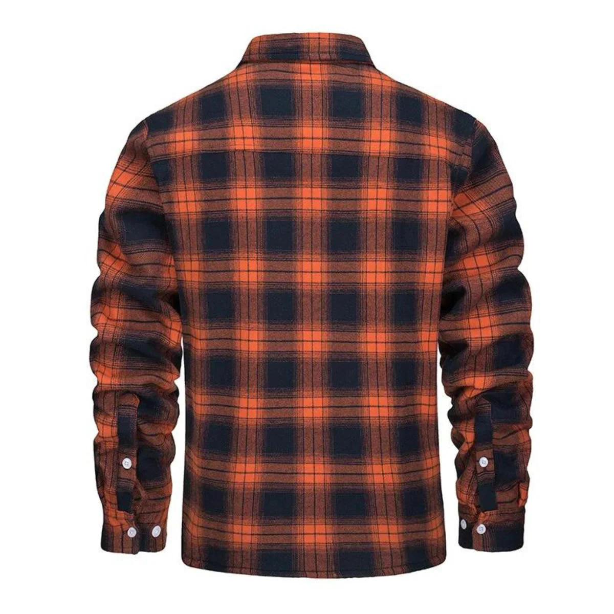 Felicio® | Men’s Fleece Jacket With Check Pattern - Image 3