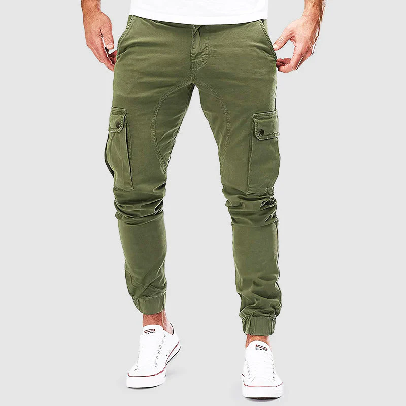 Felicísimo® | Beige Slim Cargo Pants - Image 2