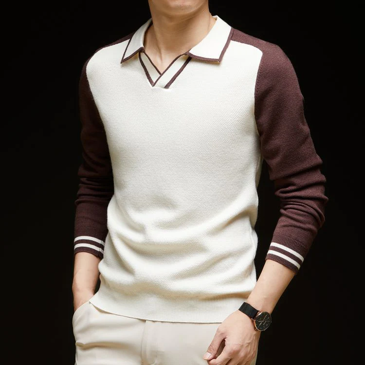 Felipe® | V-Neck Knit Sweater - Image 3