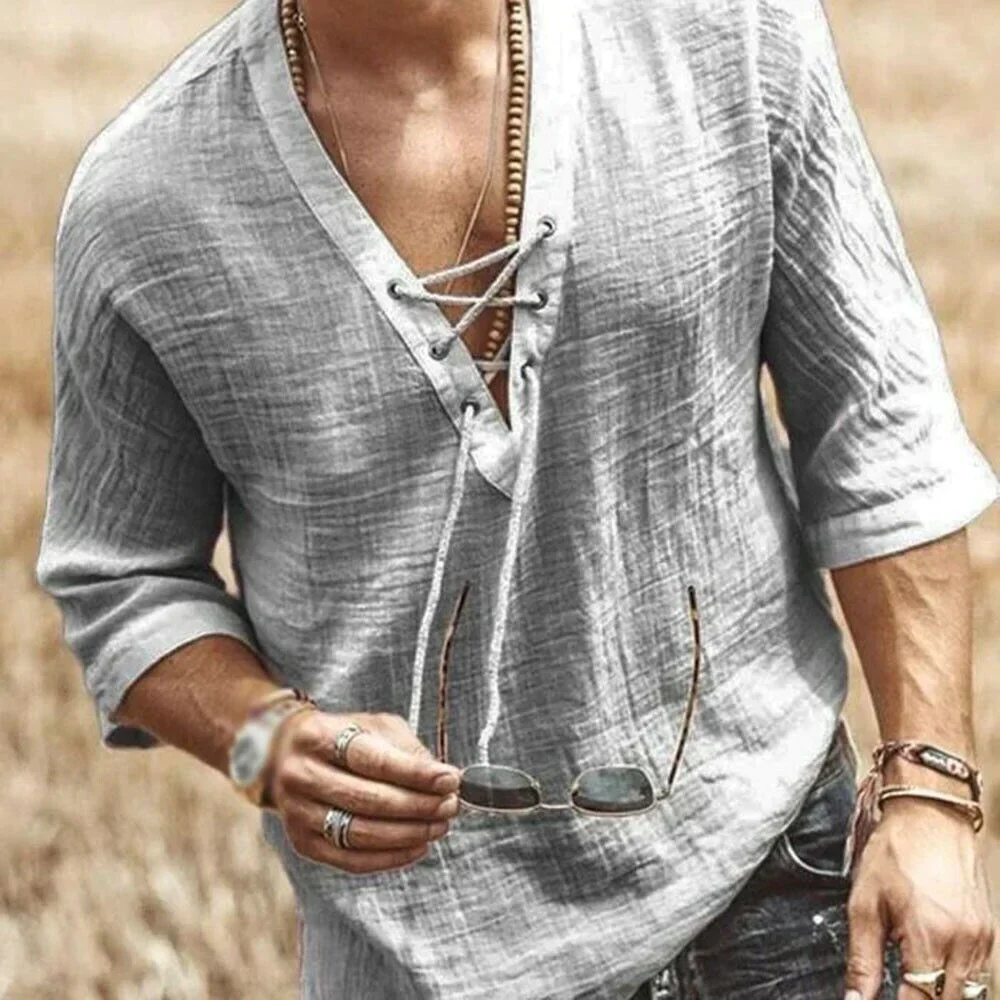 Fergal® | Casual Summer Linen Shirt For Men - Image 2