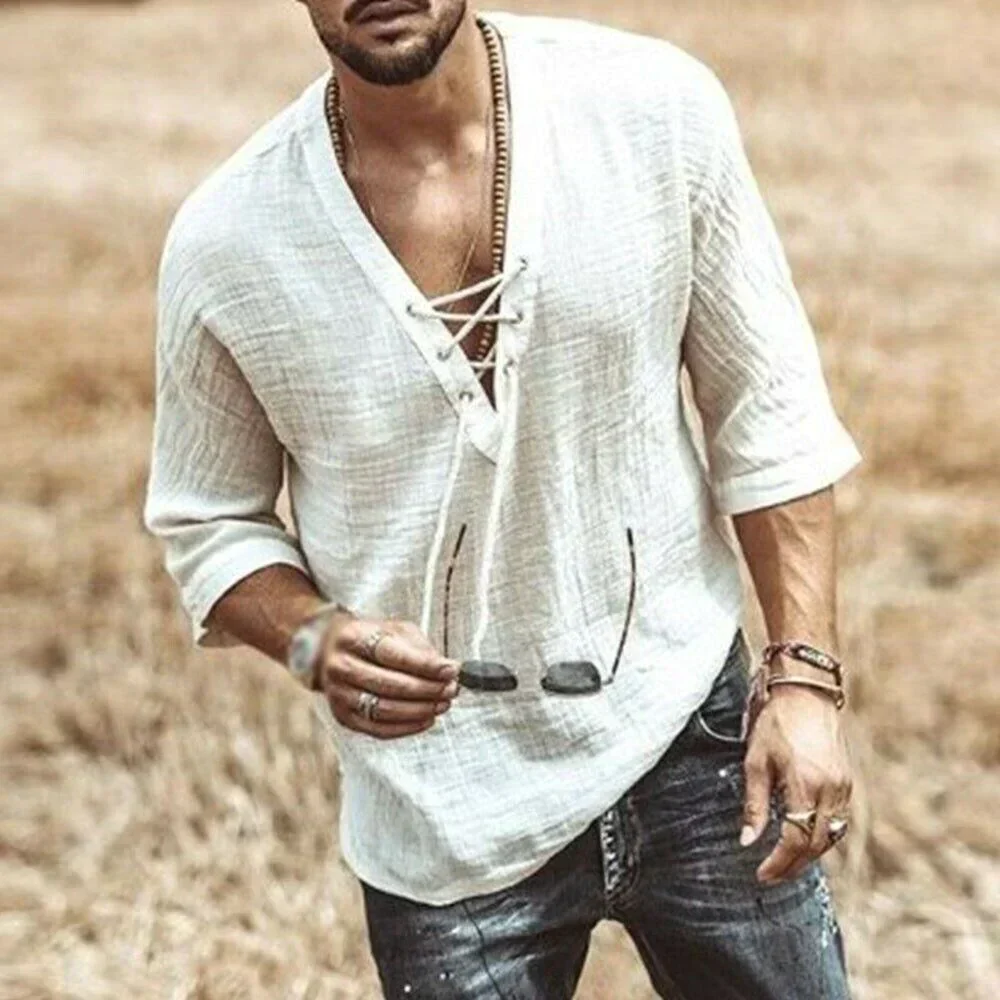 Fergal® | Casual Summer Linen Shirt For Men - Image 4